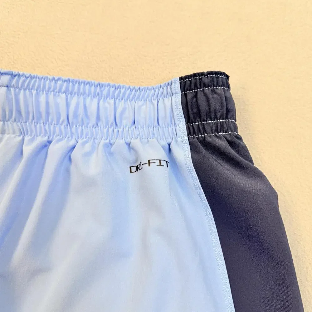 North Carolina Tar Heels Shorts Mens Large Blue NCAA Basketball Jordan Dri Fit